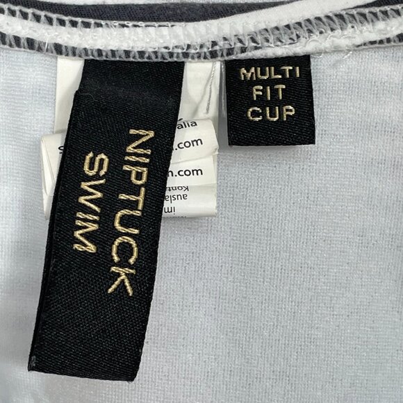 Niptuck Sorrento Stripe Joanne Tankini 2-Piece Navy/White Stripes US Size 10 - Picture 4 of 15